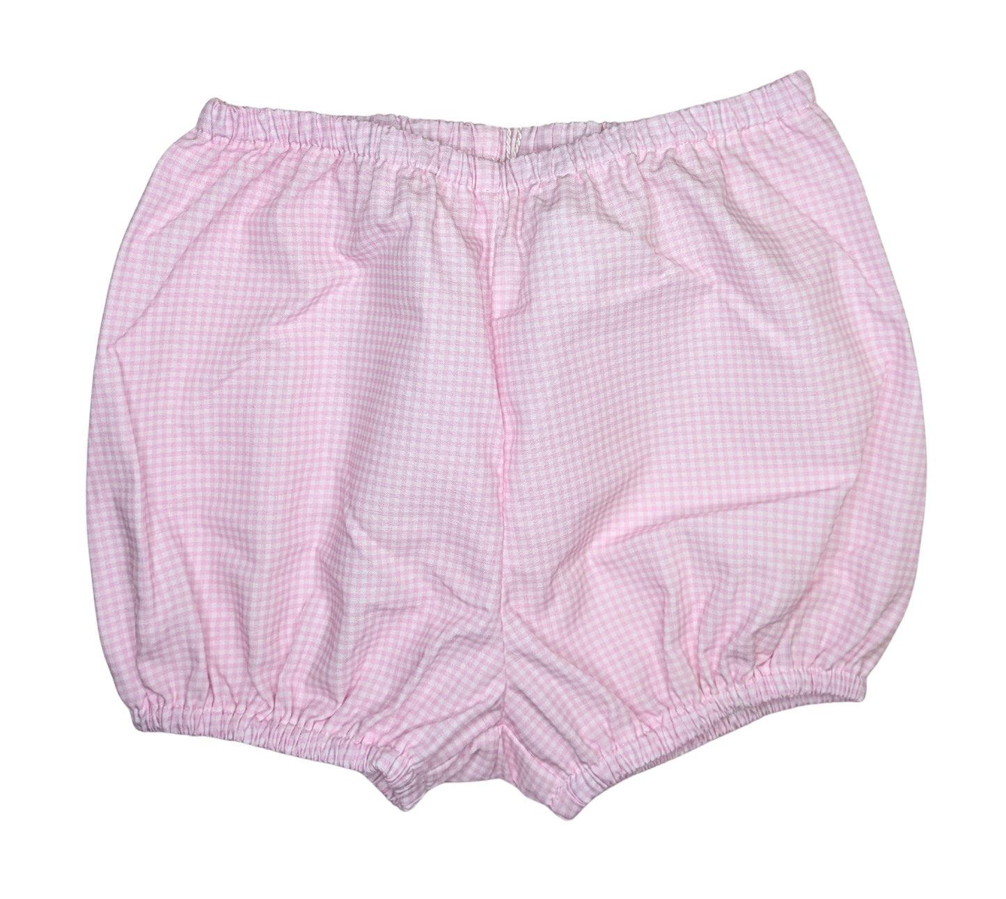 Elegant Diaper Cover - Baby Pink Minigingham