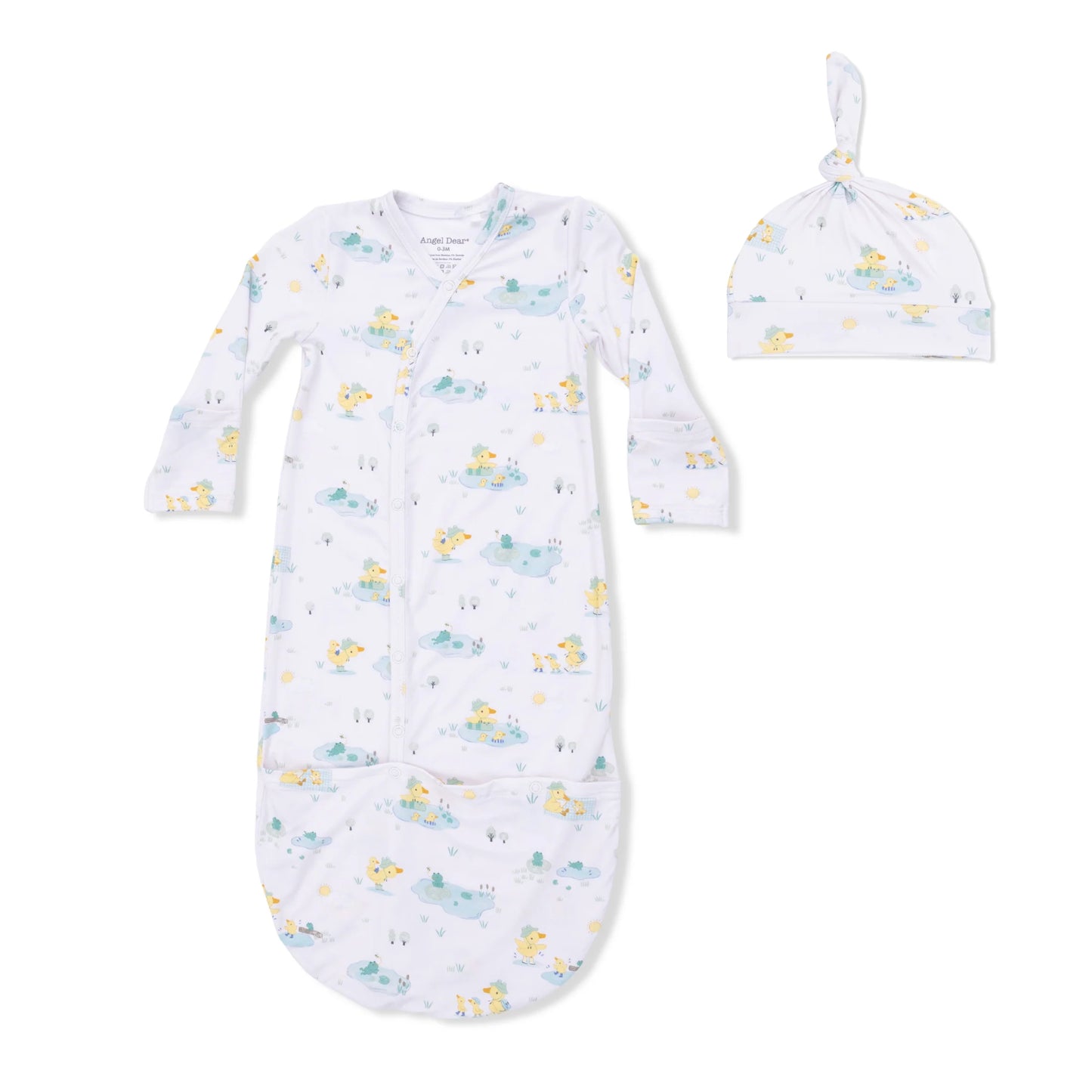 Frog & Duck Pond Bundle Gown & Hat