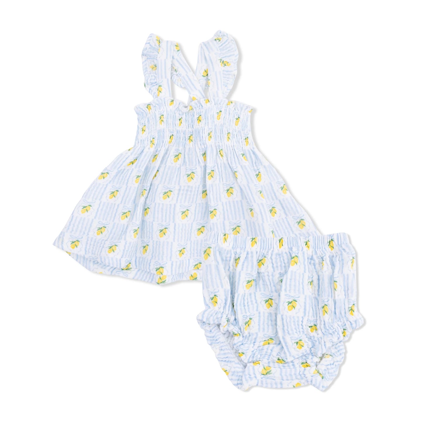 Lovely Lemons Smocked Top w/Bloomer