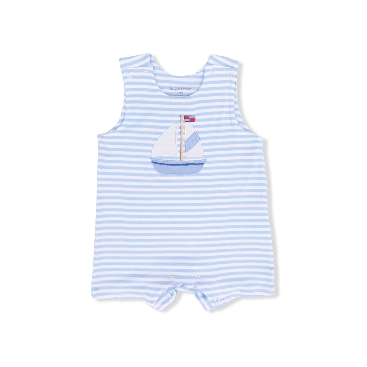 Bubbly Sailboat Stripe Sleeveless JonJon