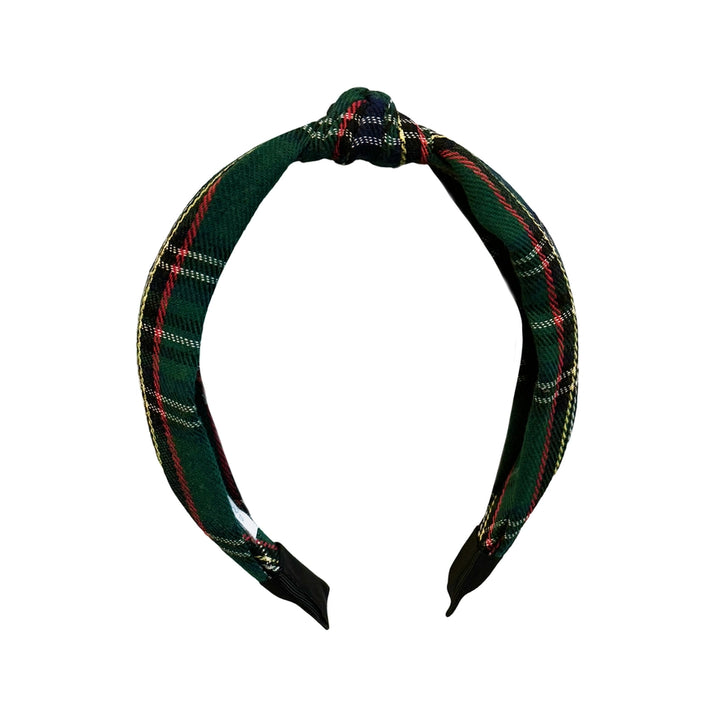 Plaid Knot Headband in Tilly Tartan