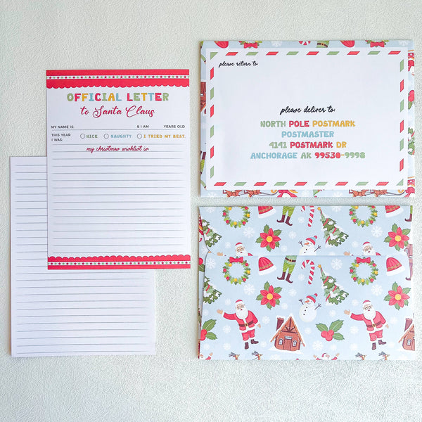 Santa Mail Kit - Letters to Santa