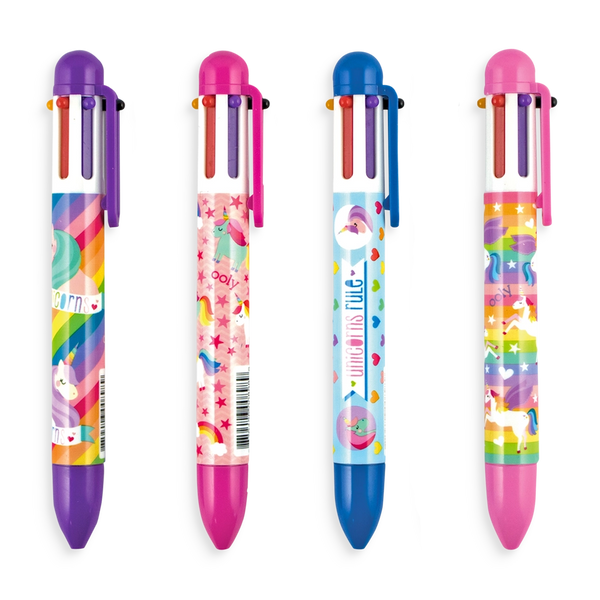 Unique Unicorns: 6 Click Pen