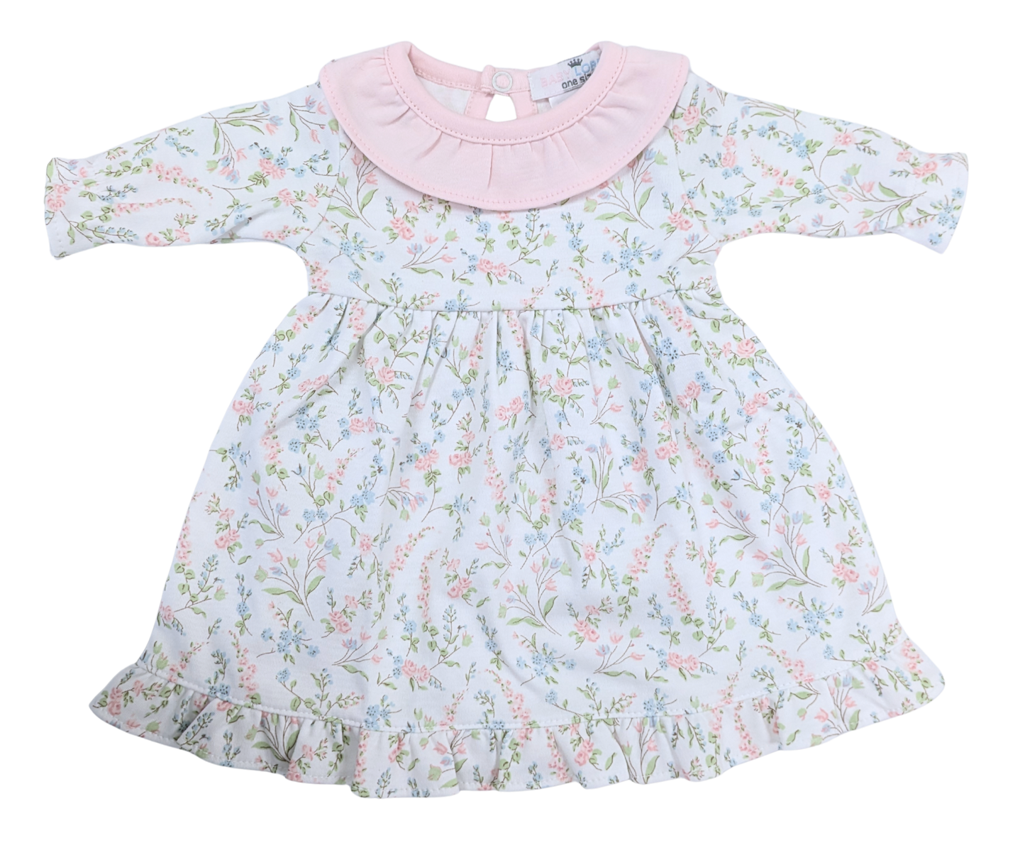 Vivian Floral Pima Doll Morning Gown