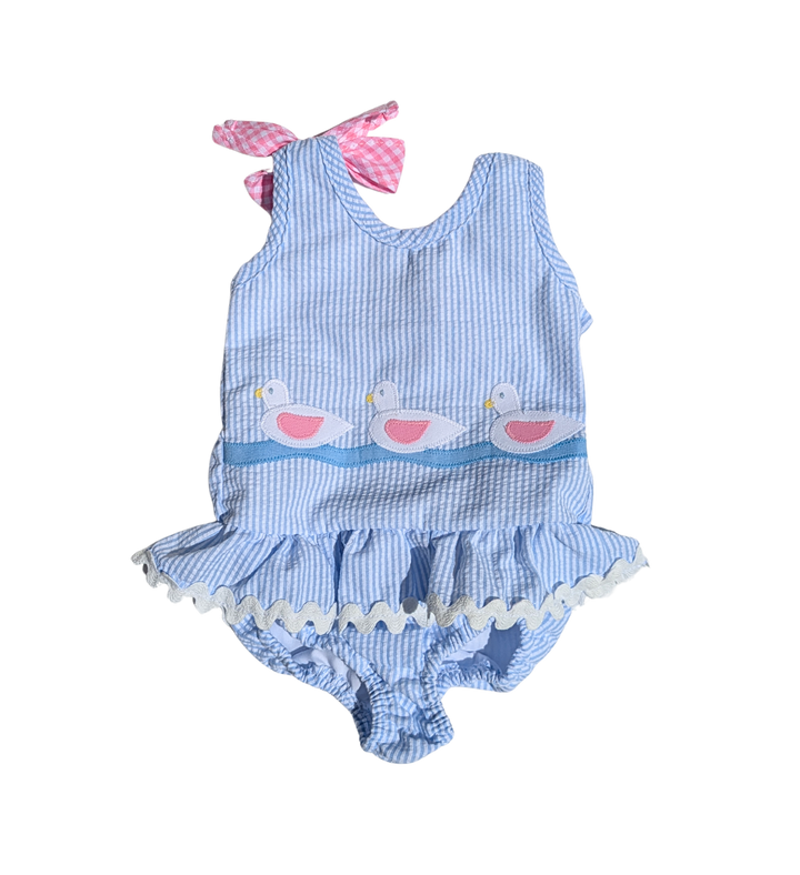 One Piece Swimsuit - Ducks