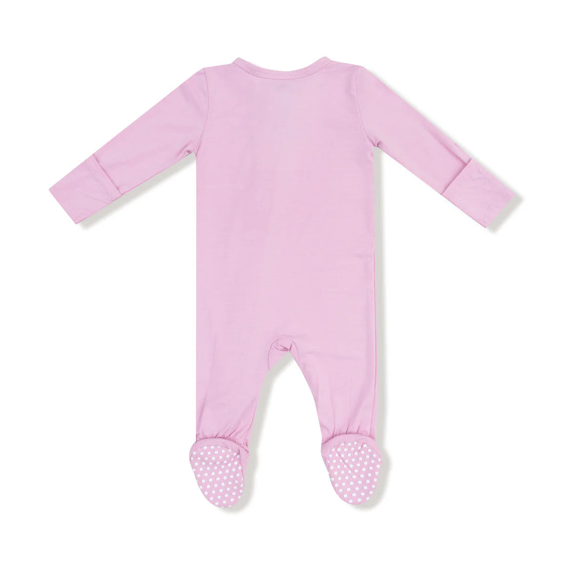 Basics - Romance Rose - 2 Way Zipper Footie