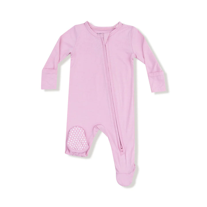 Basics - Romance Rose - 2 Way Zipper Footie