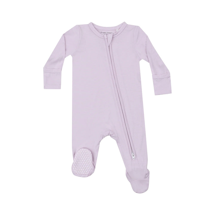 2 Way Zipper Footie - Basic Orchid Hush