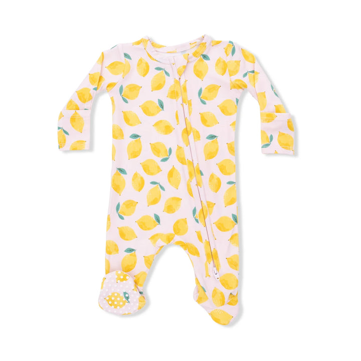 Sunny Lemons- 2 Way Zipper Footie