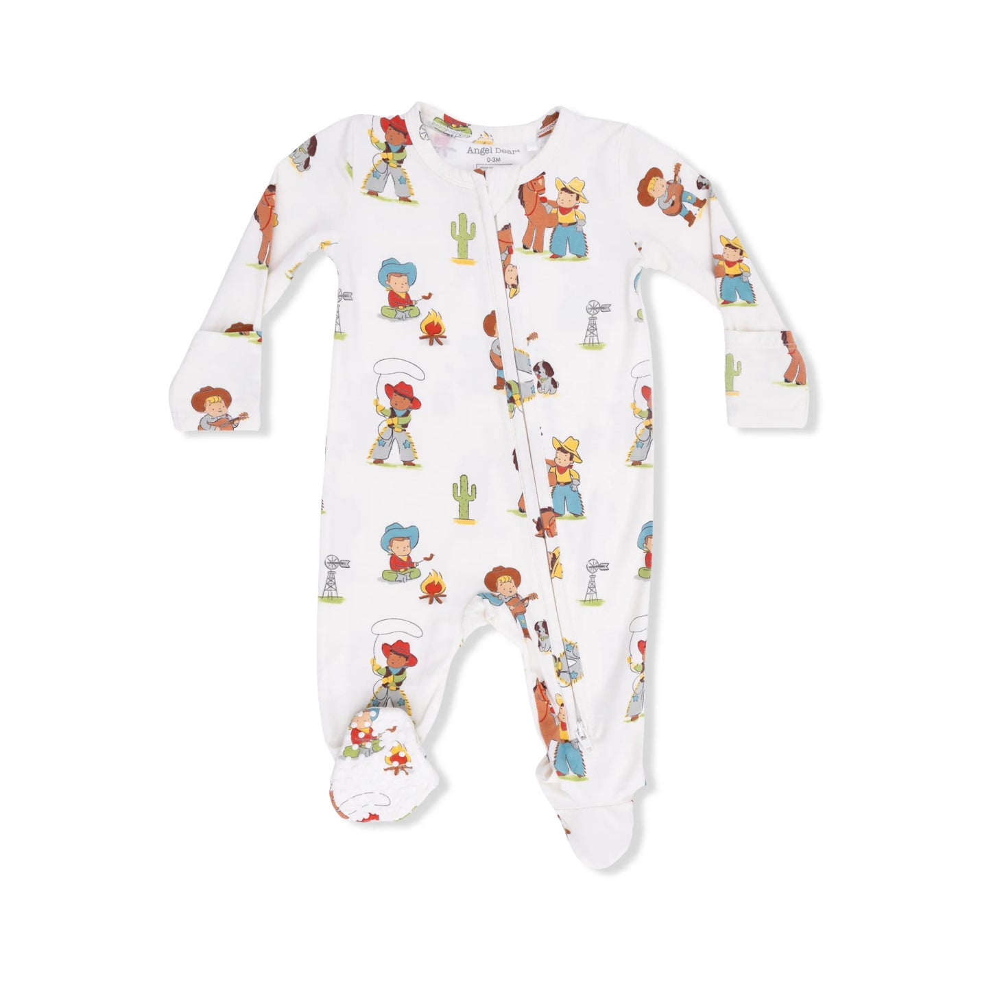 Vintage Cowboys- 2 Way Zipper Footie