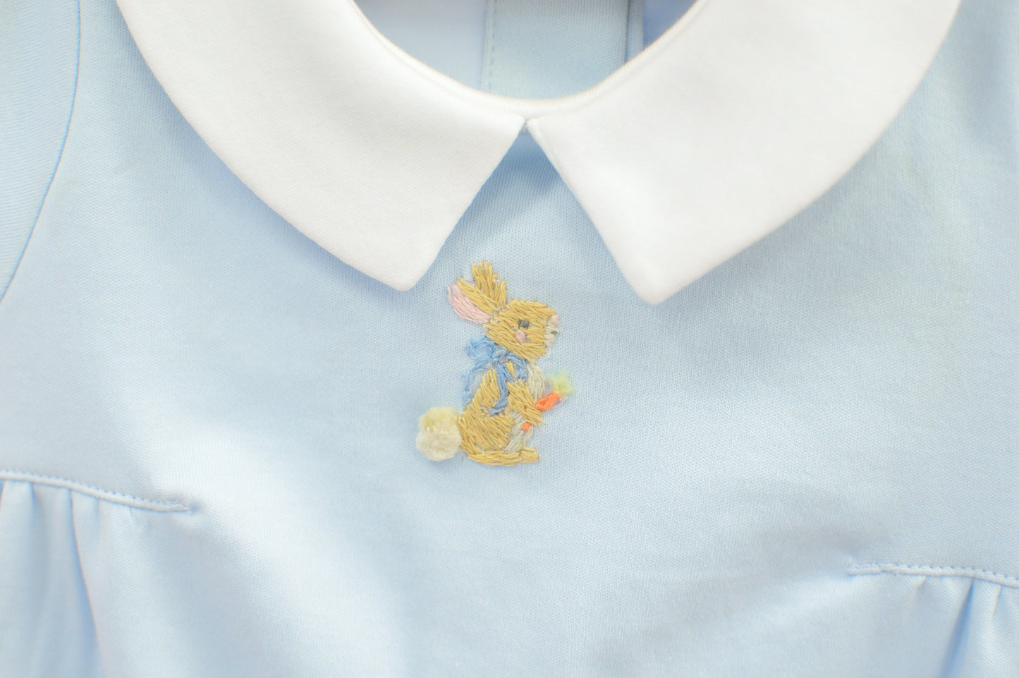 Little Hop - Boy Light Blue Bubble with Embroidery