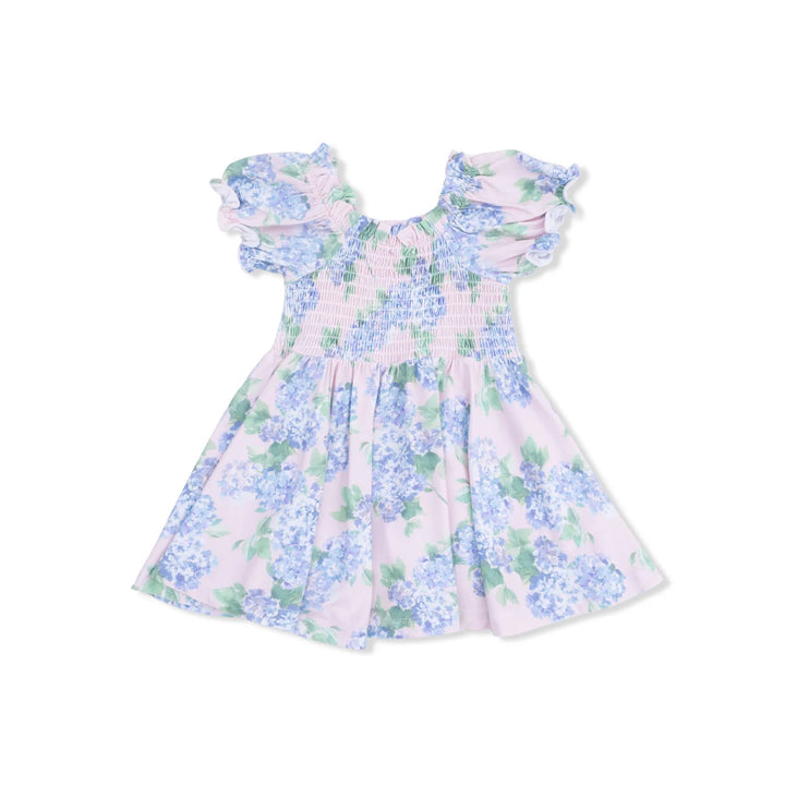 Hydrangea Smocked Twirly Dress