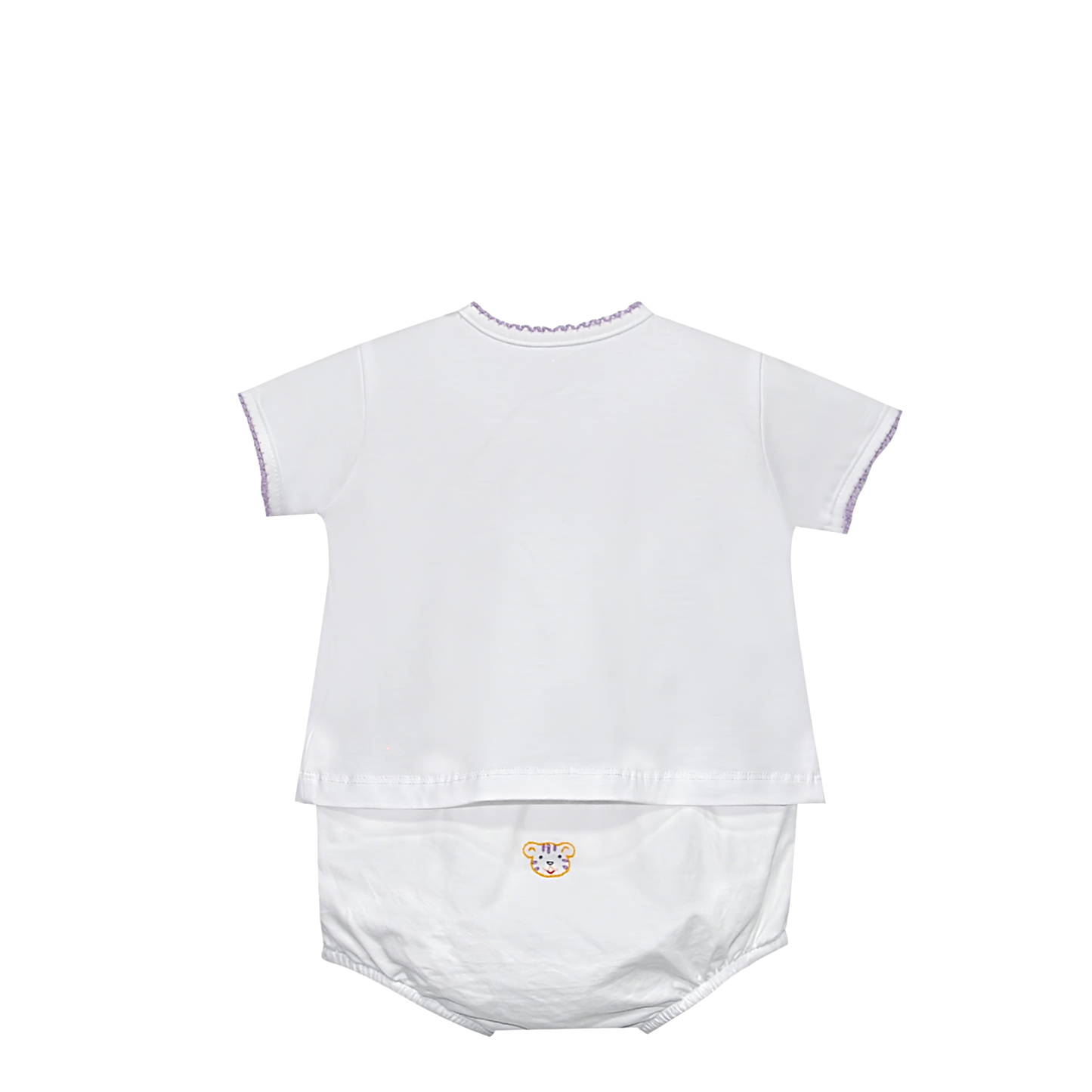 Purple/Gold Unisex Diaper Set