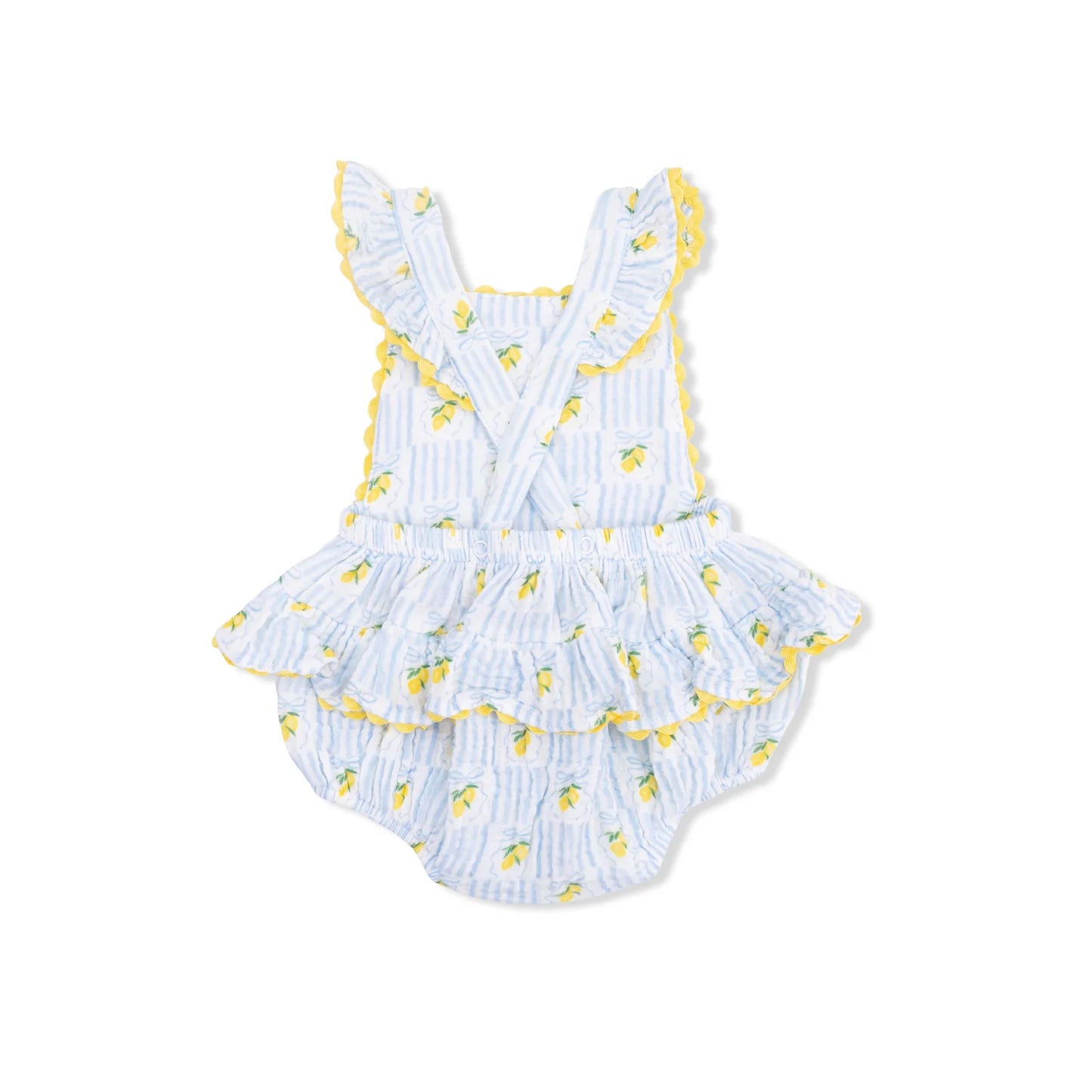 Lovely Lemons Ric Rac Ruffle Sunsuit