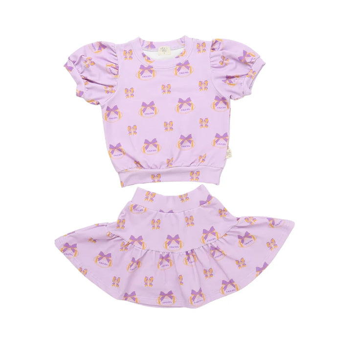 Geaux Girl Whirl & Twirl Skirt Set - LSU Tigers