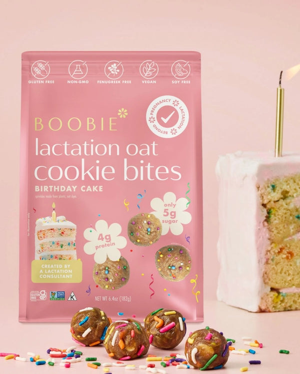 Lactation Cookie Bites - Birthday Cake