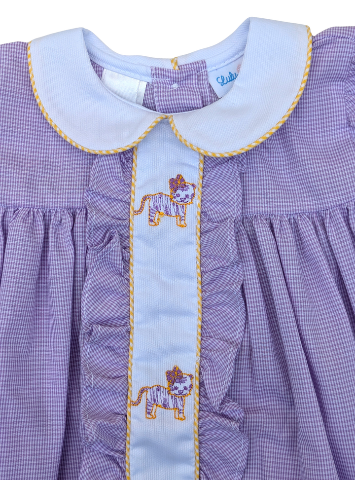 LSU Tigers Embroidered Center Bloomer Set