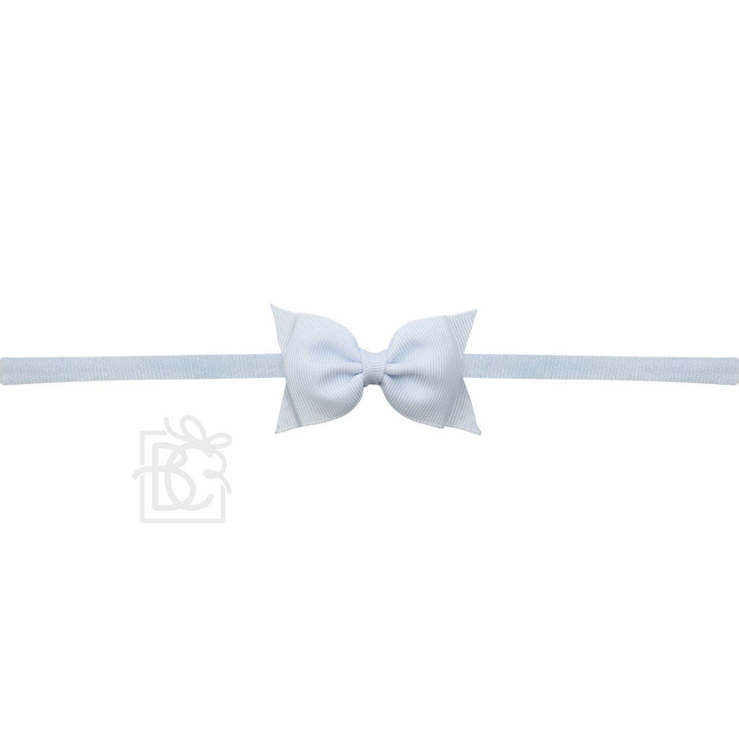 PANTYHOSE HEADBAND W/ 2.5" FLAT SOPHIA BOW