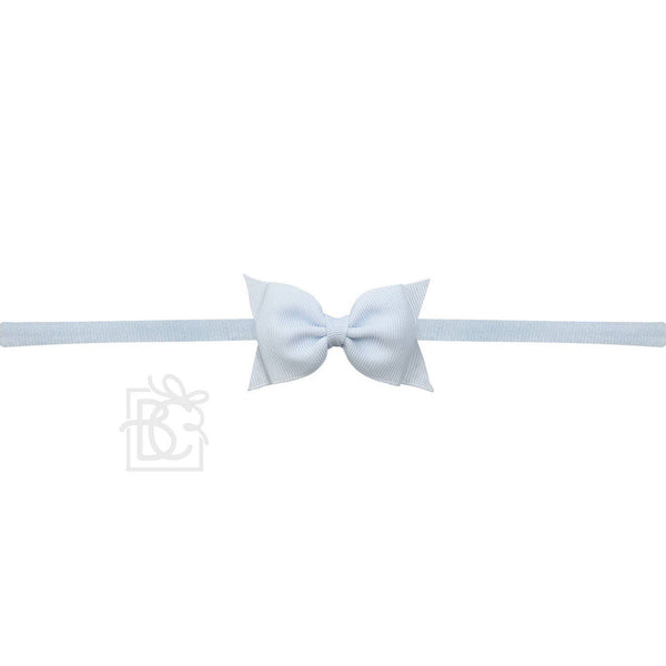 PANTYHOSE HEADBAND W/ 2.5" FLAT SOPHIA BOW