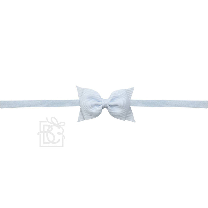 PANTYHOSE HEADBAND W/ 2.5" FLAT SOPHIA BOW
