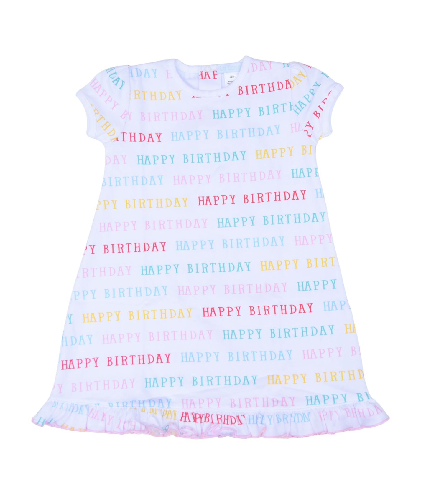 Pima Happy Birthday Gown