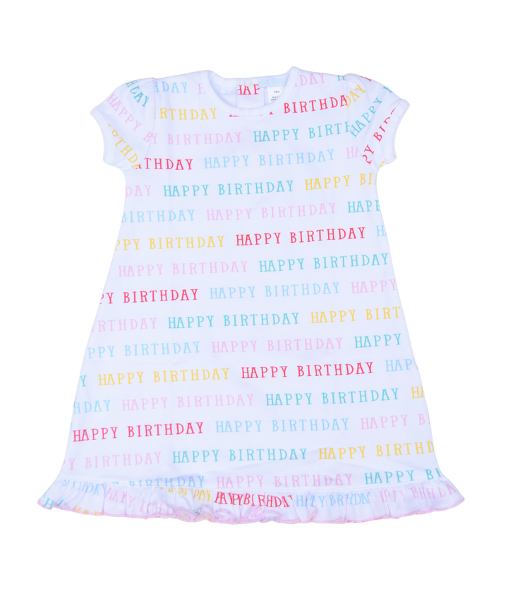 Pima Happy Birthday Gown