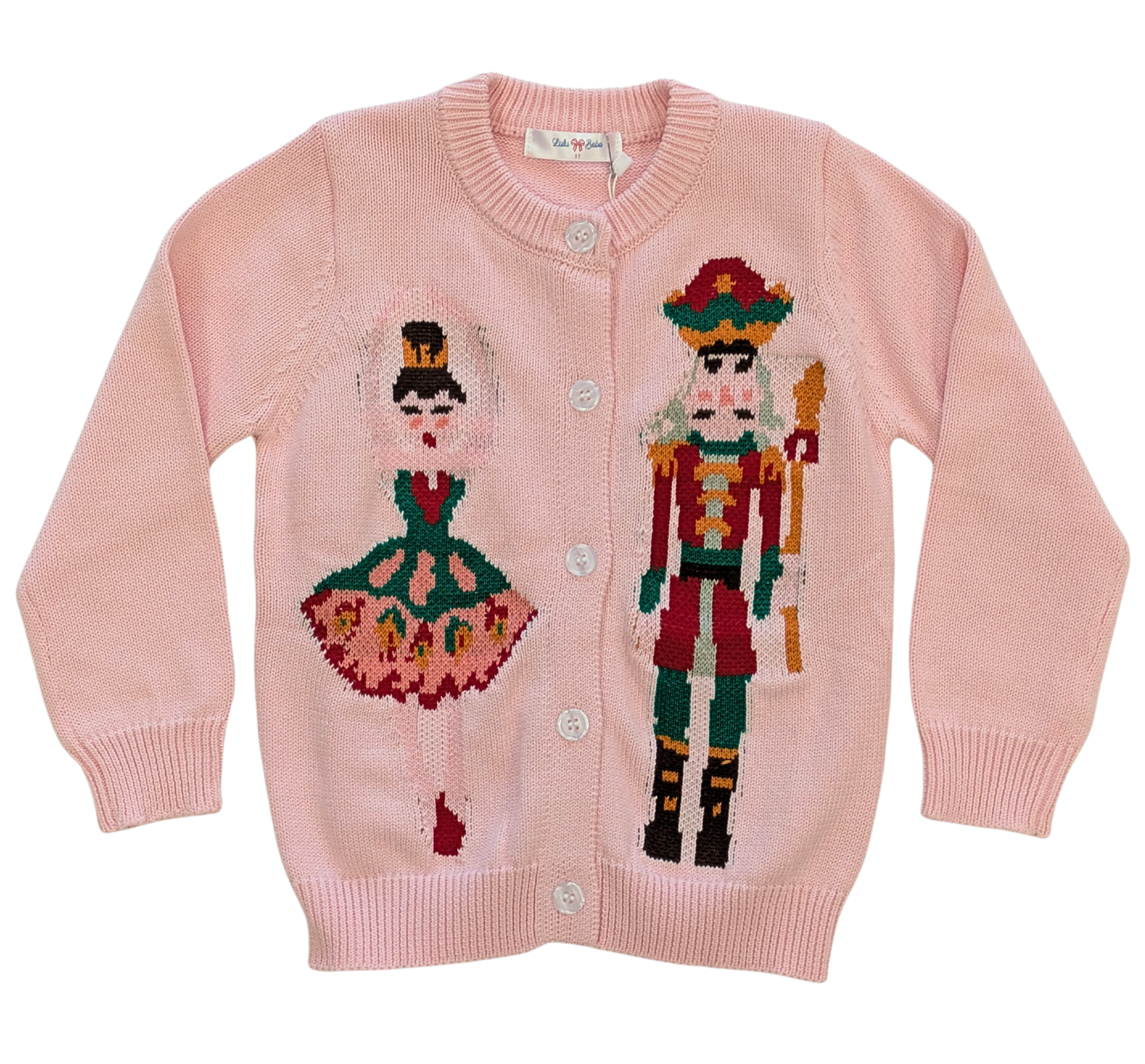 Cindy Nutcracker Knit Pink Sweater
