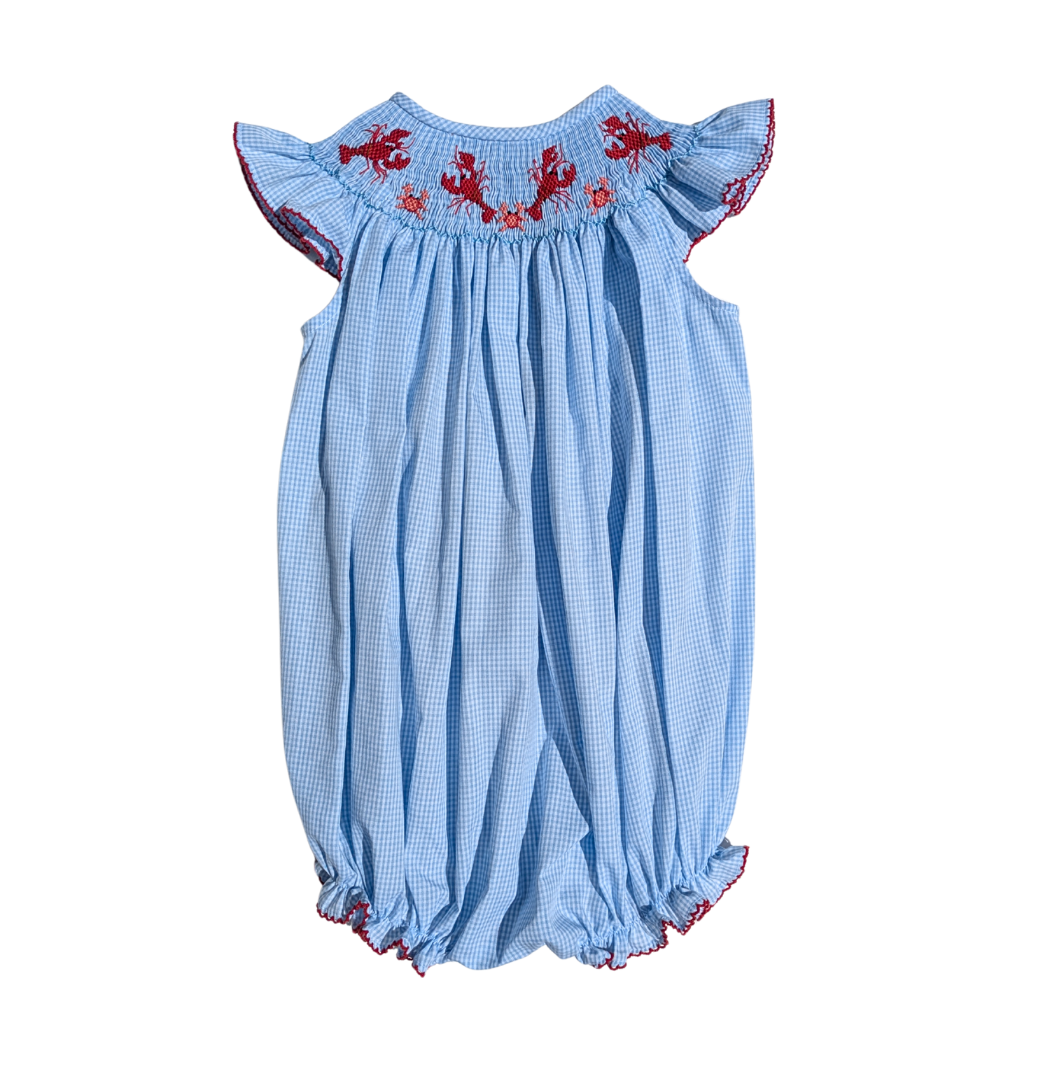 smocked bishop dress Crawfish Smocked Bishop Bubble 24M