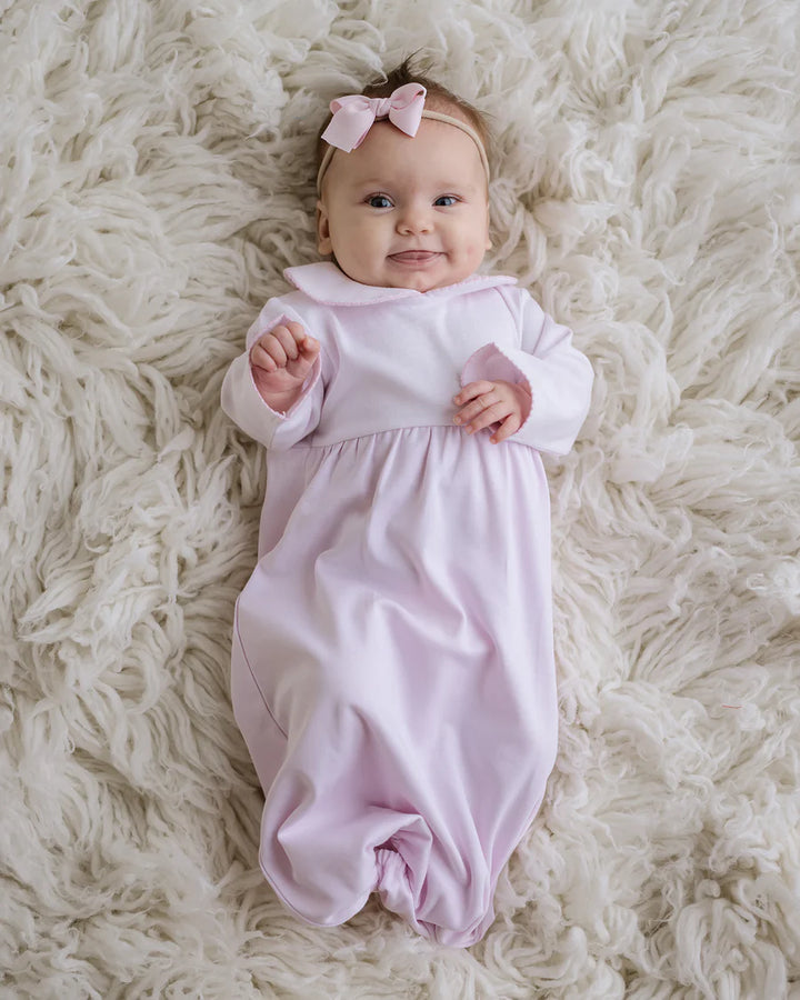 Pink Striped Classic Gown