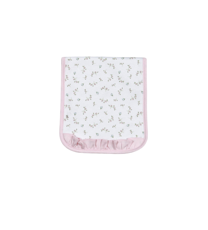 Bella Pink Floral Pima Burping Pad