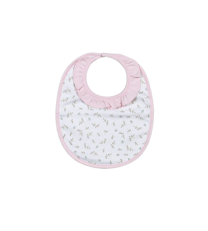 Bella Pink Floral Pima Bib
