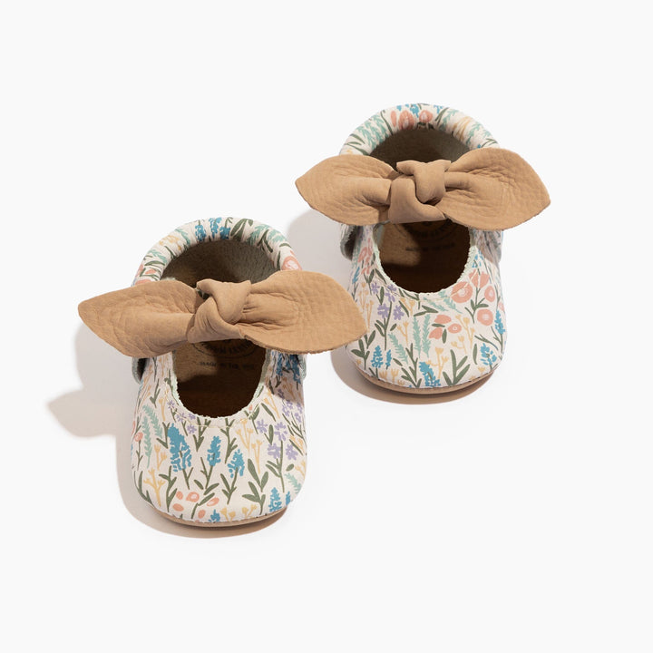 Bloom Knotted Bow Baby Shoe