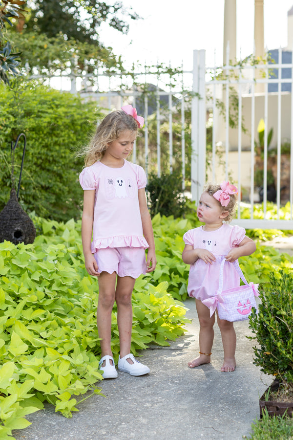 Boo Scalloped Short Set