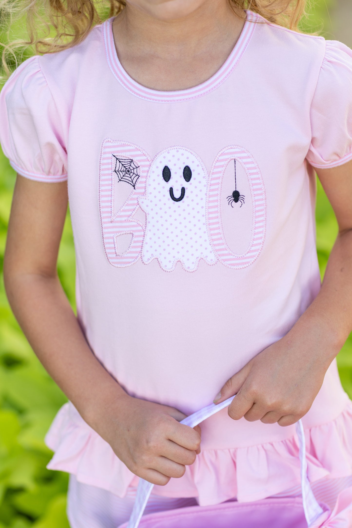 Boo Scalloped Short Set