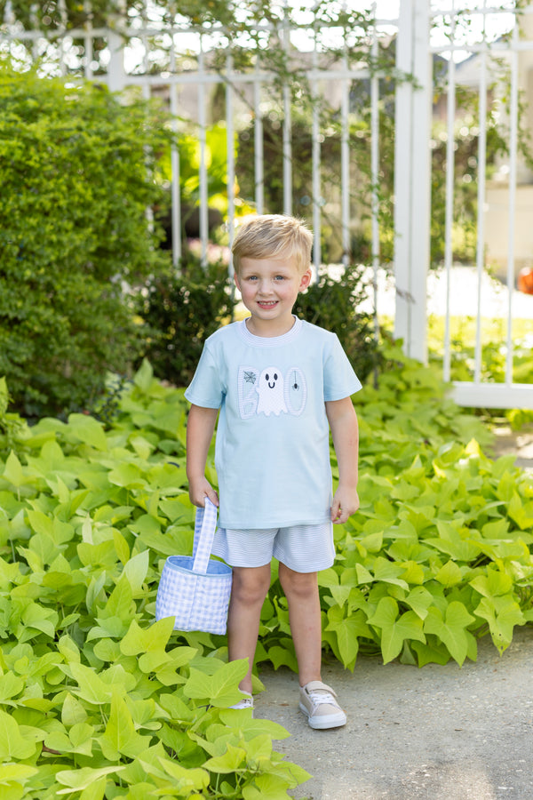 Boo Short Set - Blue