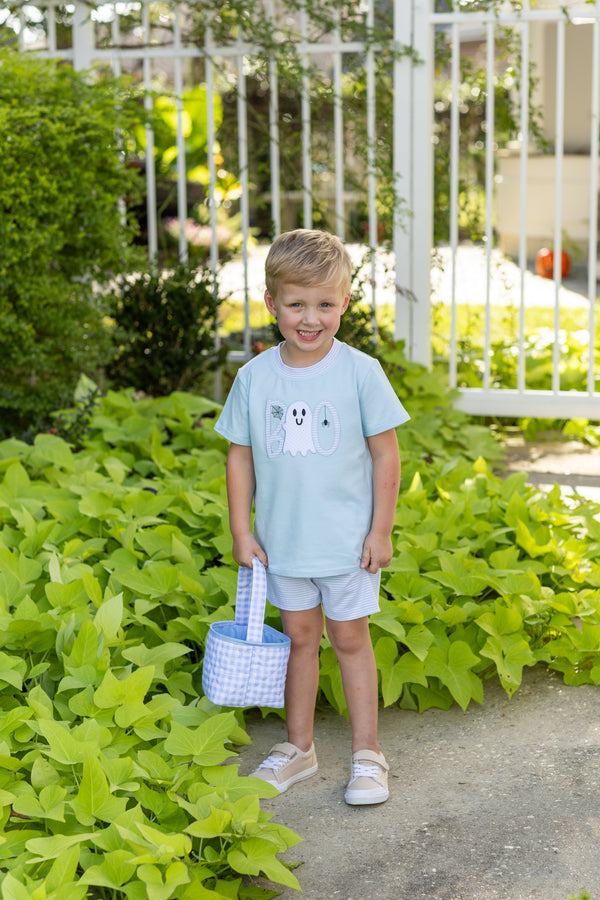 Boo Short Set - Blue