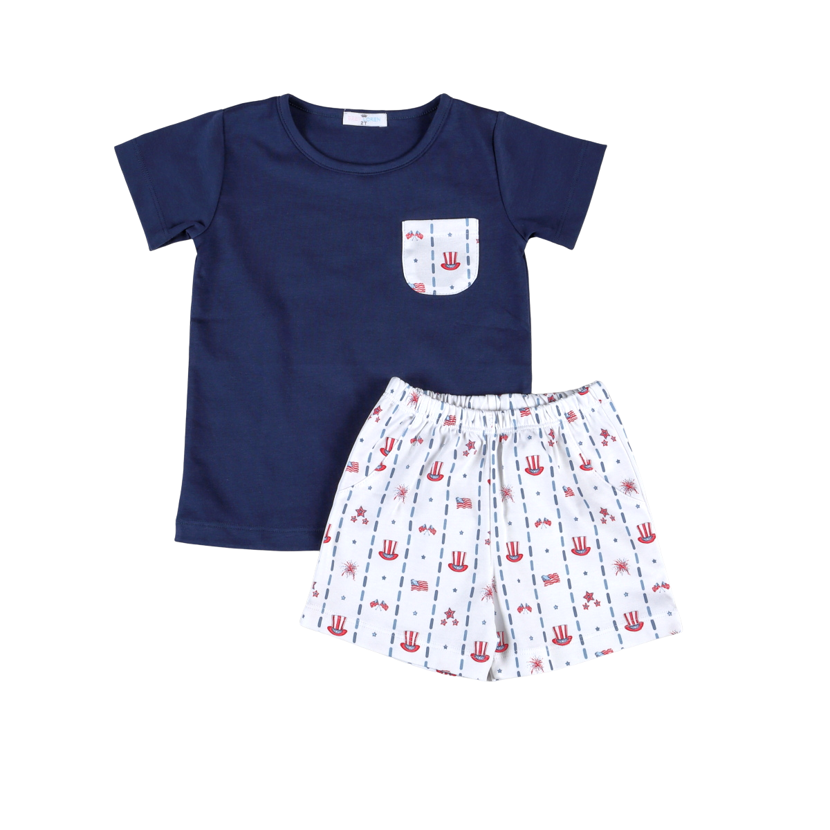Celebrate Boy Blue Short Set