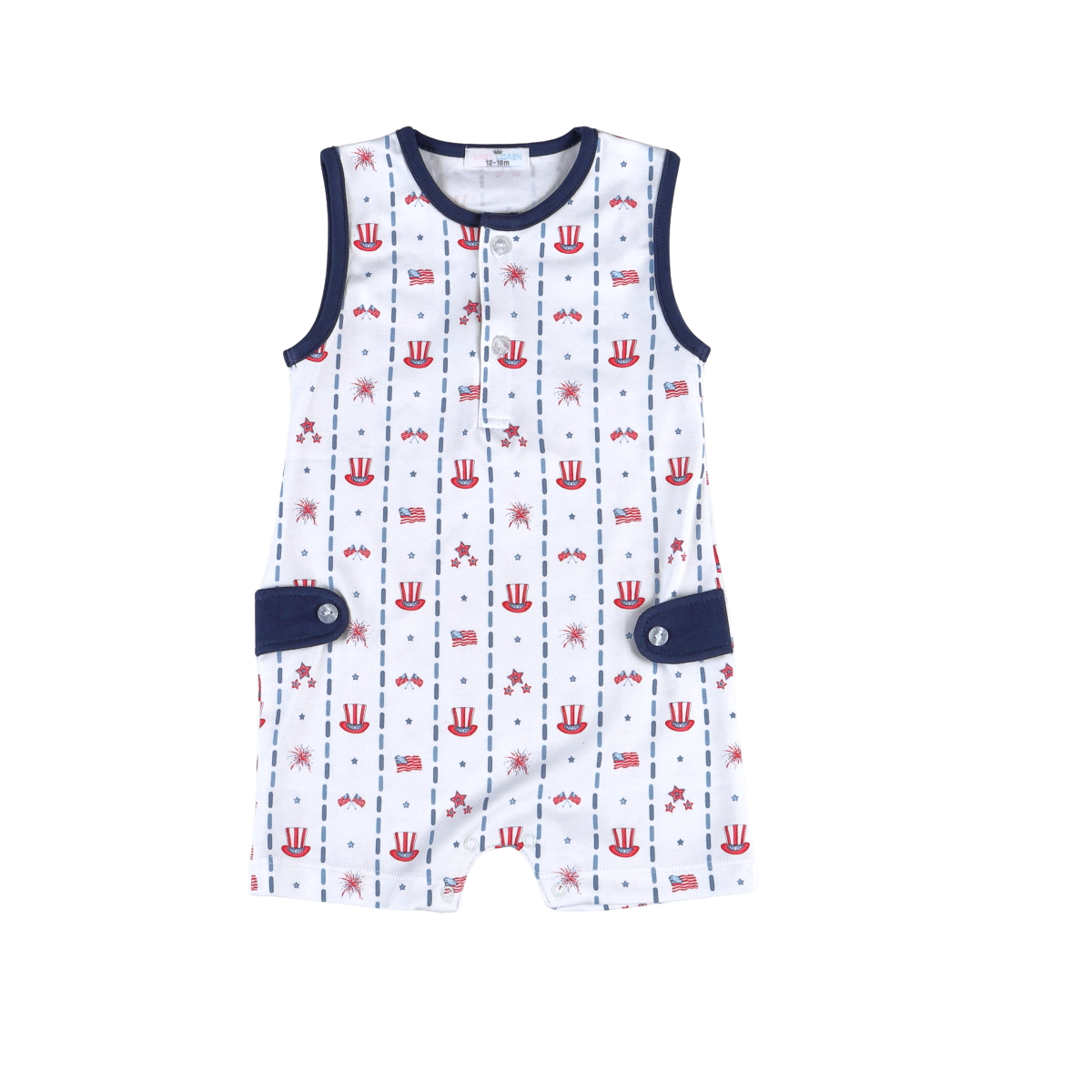 Celebrate Boy Blue Romper