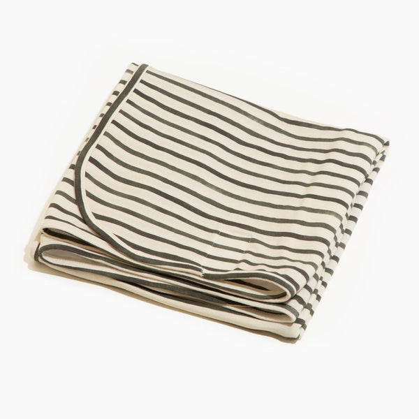 Charcoal Stripes Swaddle II