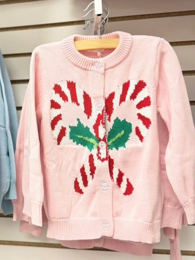 Cindy Candy Cane Sweater Pink