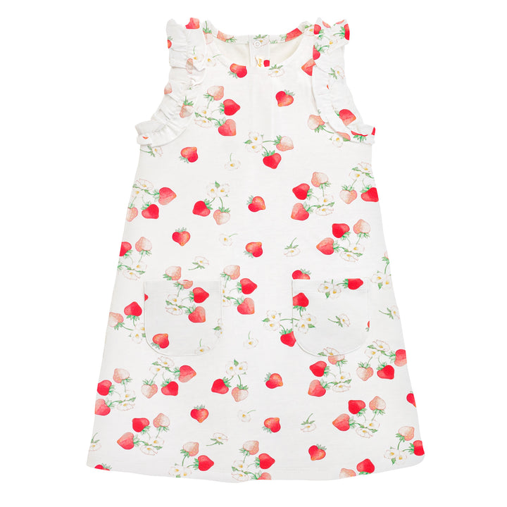 Juicy Strawberries Toddler Dress