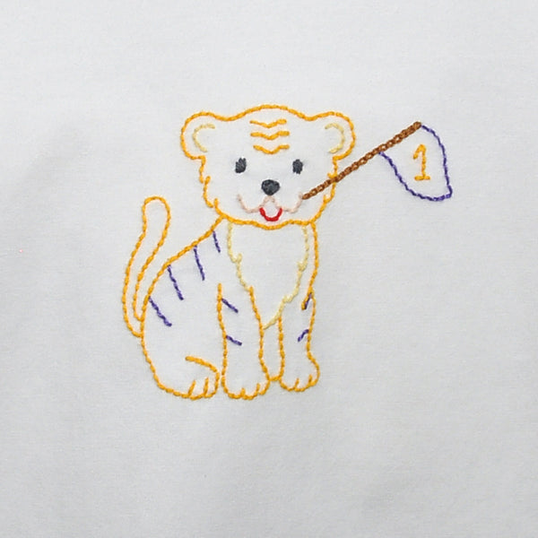 Tiger w/ Flag Boy Bubble