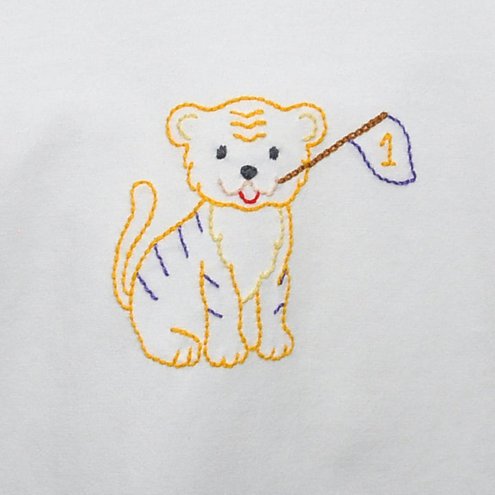 Tiger w/ Flag Boy Bubble
