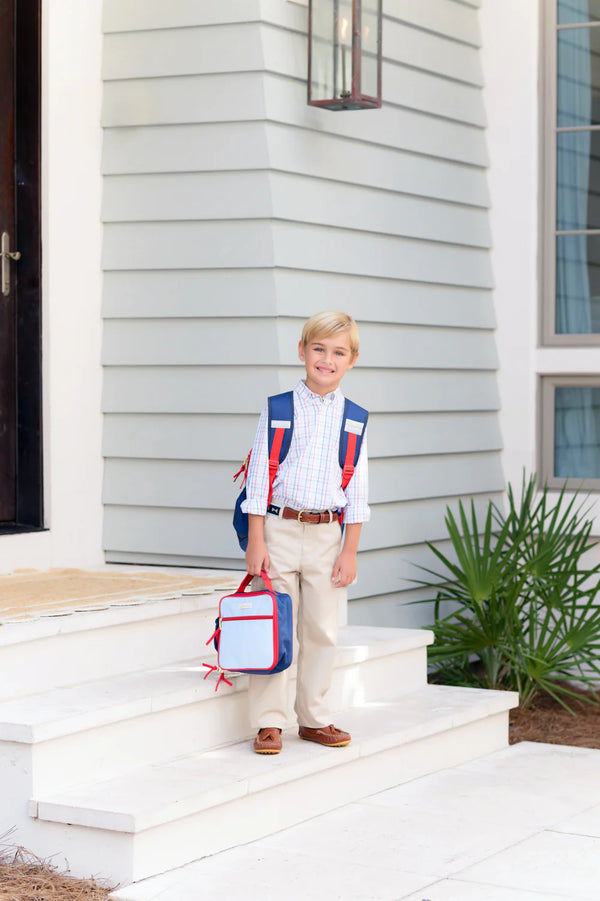 Leighton Lunch Box - Richmond Red, Buckhead Blue, & Nantucket Navy