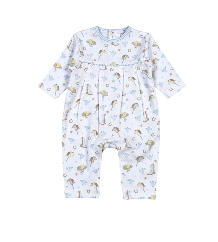 Boy's Howdy Baby Pima Romper