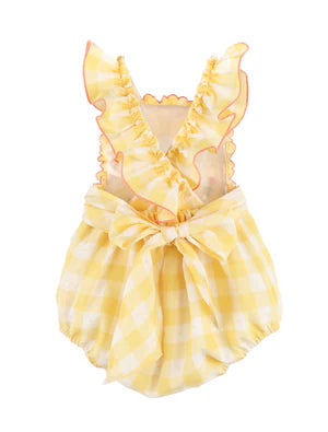 Citrus Blooms Vintage Overall, Yellow