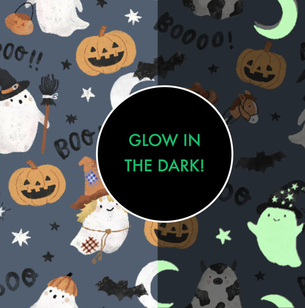 Costumed Ghosts - Glow In The Dark - L/S Loungewear Set