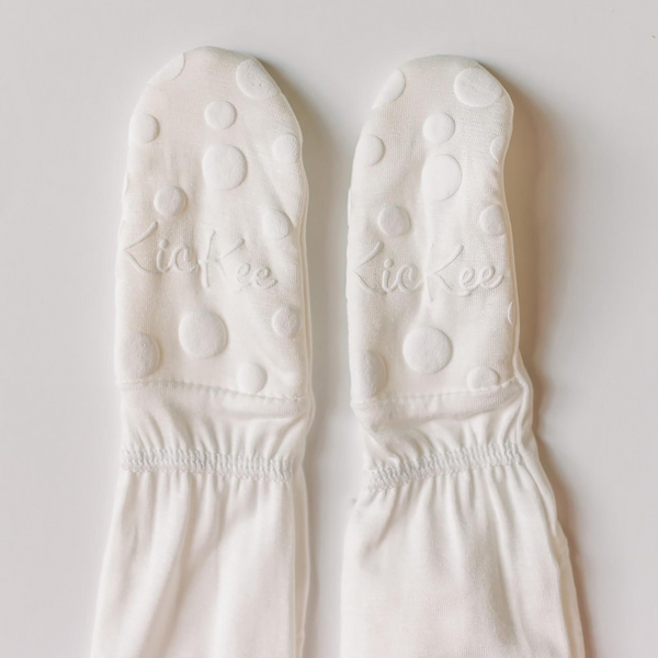Print Footie with 2 Way Zipper in Spring Sky Croc & Friends