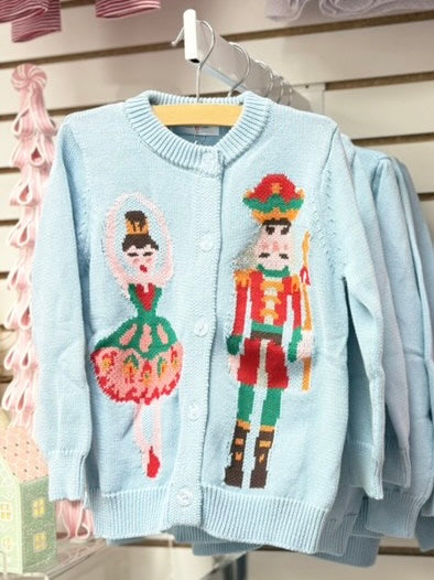 Cindy Nutcracker Sweater Blue