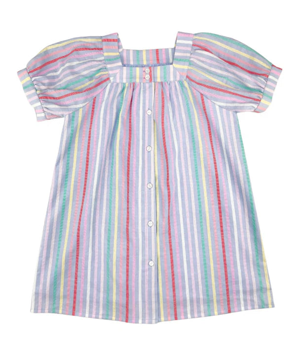 Marie Dress - Sorbet Stripe